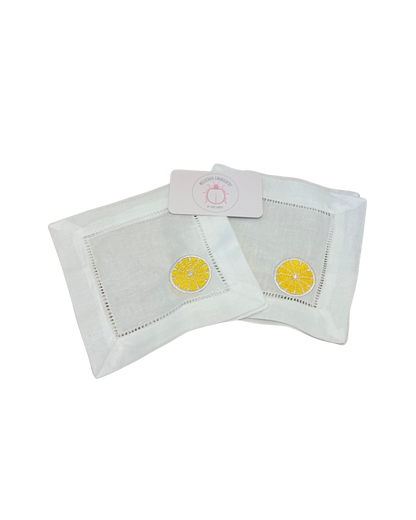 Set of 4 Cocktail Napkins
