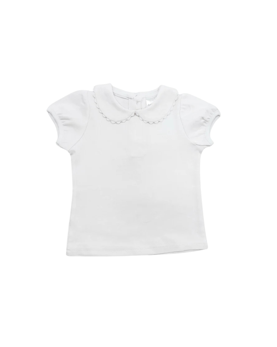 Girl’s Collared Shirt with RicRac