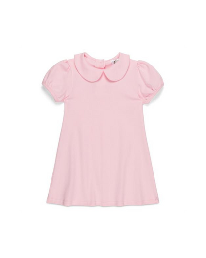 Girl’s Puff Sleeved Peter Pan Dress