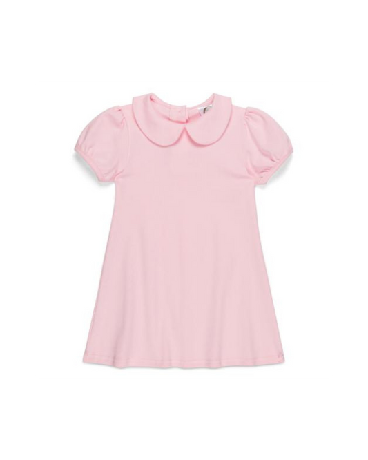 Girl’s Puff Sleeved Peter Pan Dress