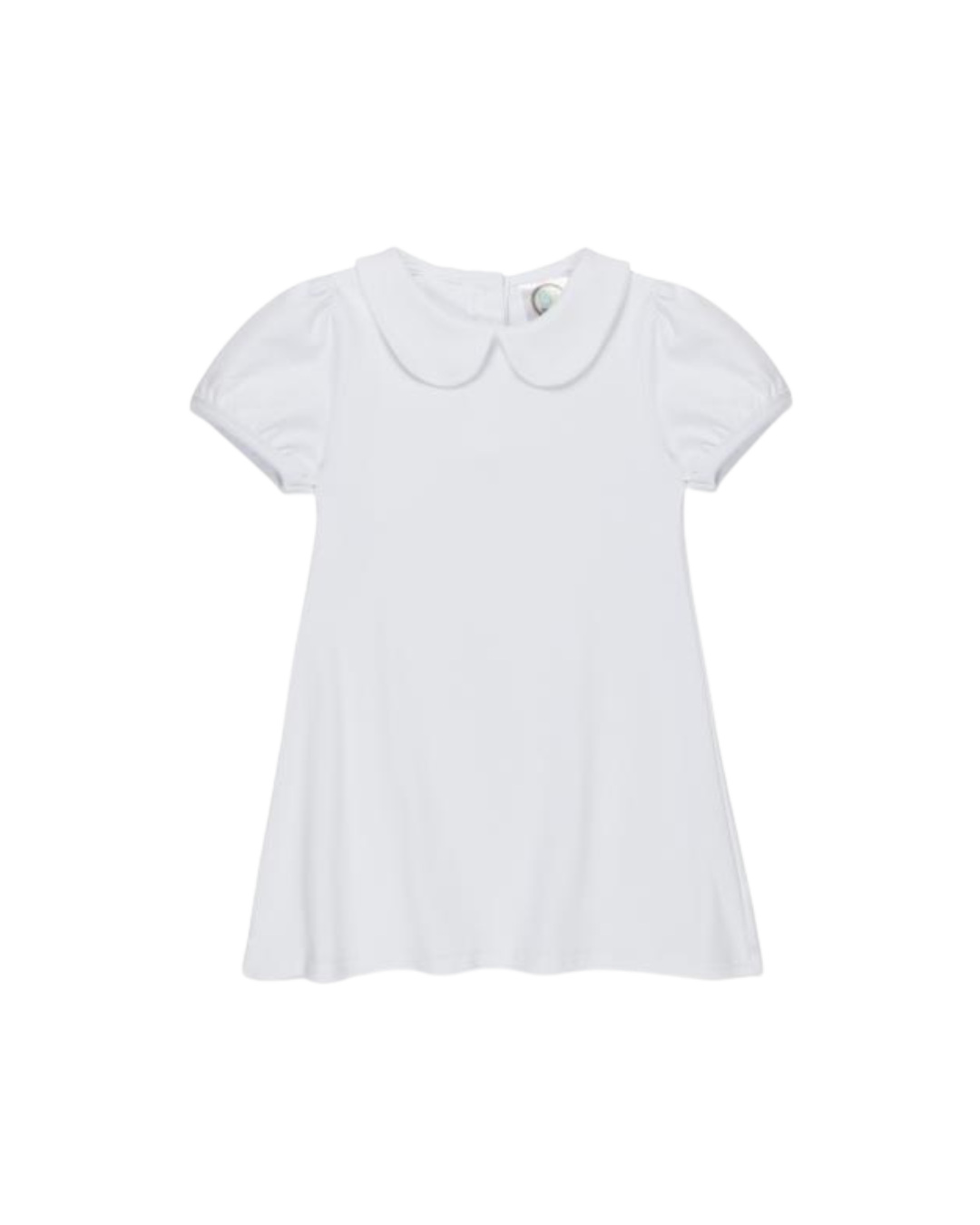Girl’s Puff Sleeved Peter Pan Dress