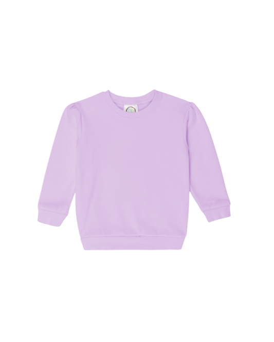 Girl’s Puff Sleeved Sweatshirt