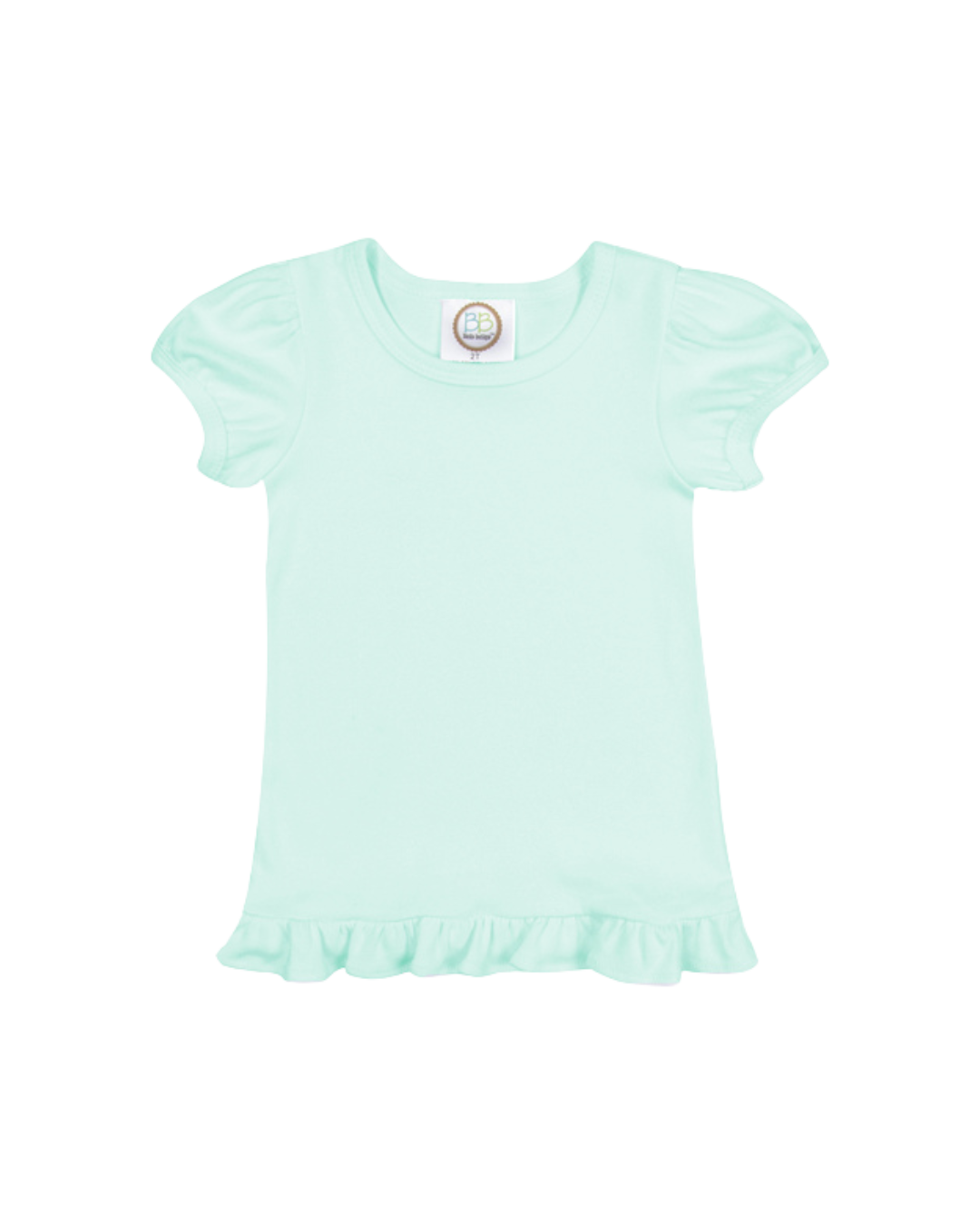 Girl’s Short Sleeve Ruffle T-Shirt