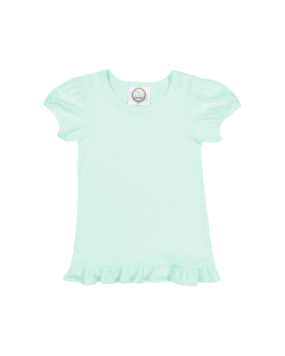 Girl’s Short Sleeve Ruffle T-Shirt
