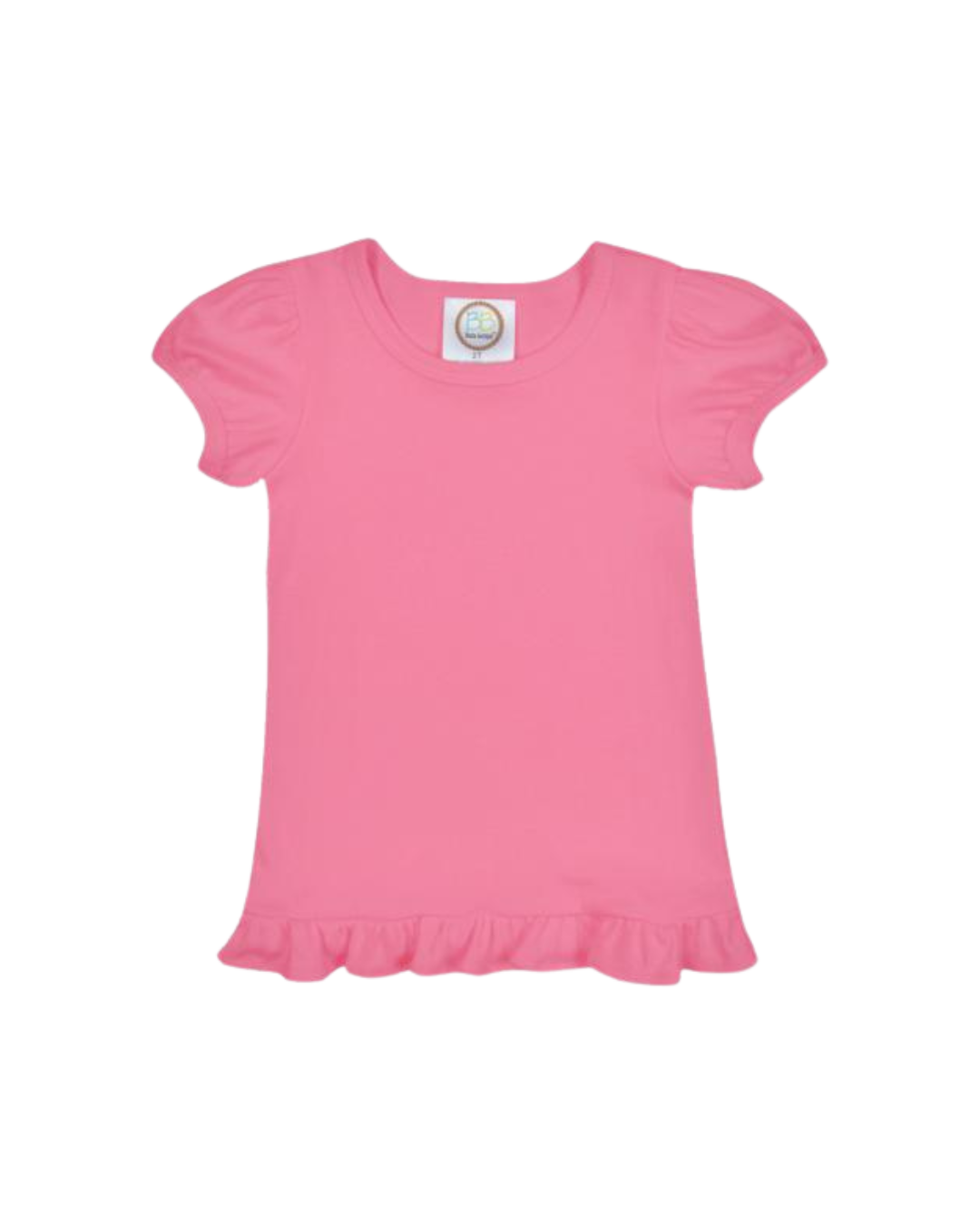 Girl’s Short Sleeve Ruffle T-Shirt