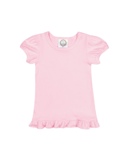 Girl’s Short Sleeve Ruffle T-Shirt