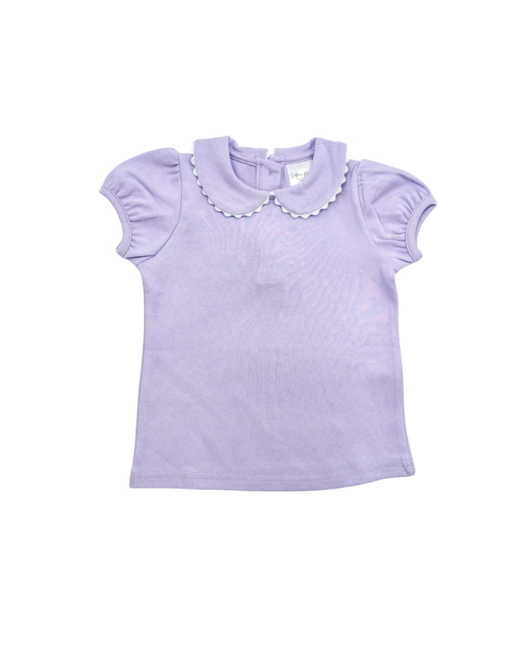 Girl’s Collared Shirt with RicRac