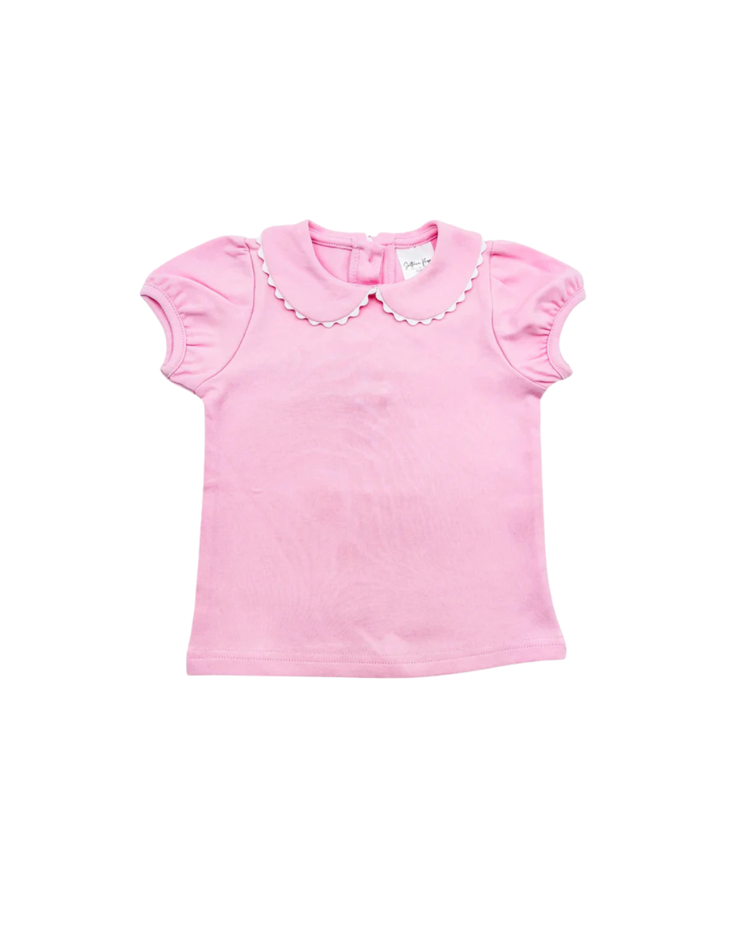 Girl’s Collared Shirt with RicRac
