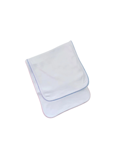 Picot Trim Burp Cloth