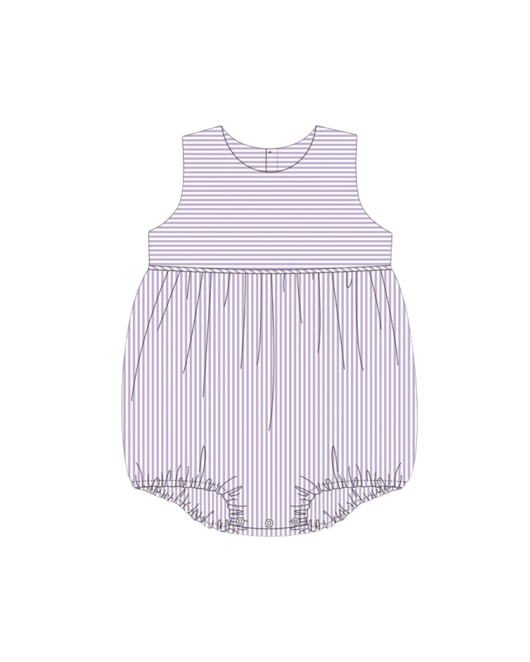 Unisex Seersucker Bubble